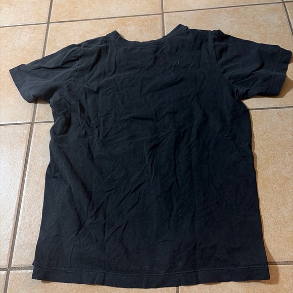 Nike "The Nike Tee" Black Short Sleeve Shirt Purple Logo Small - Picture 2 of 3